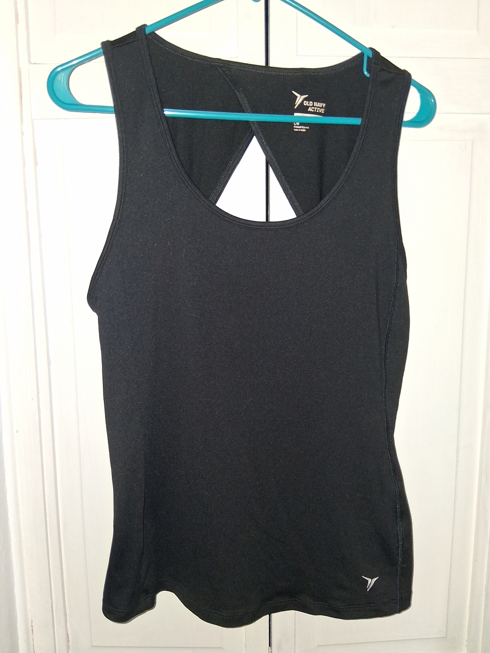 Old Navy Active Black Racerback Tank Top
